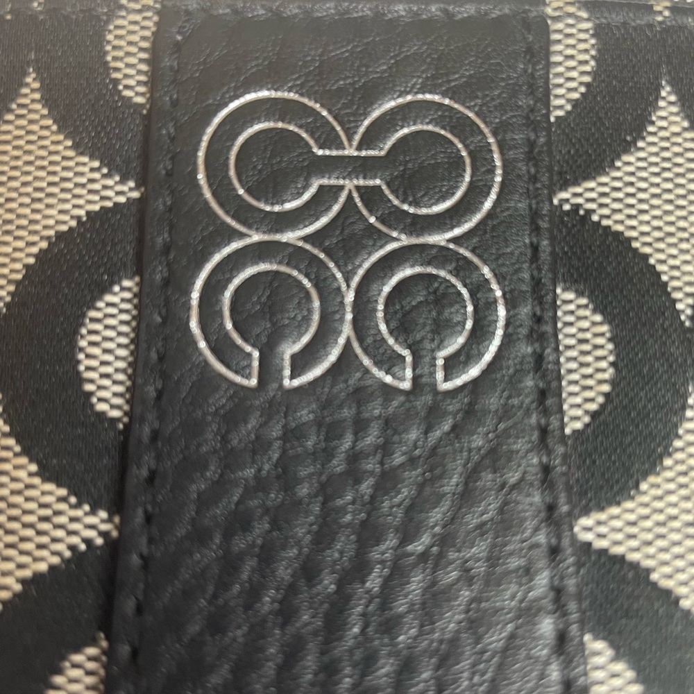 Coach signature mini wristlet